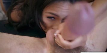 Busty brunette teen flirts with boyfriend and gets fucked hard (Autumn Falls)