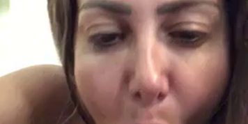 milf giving blow
