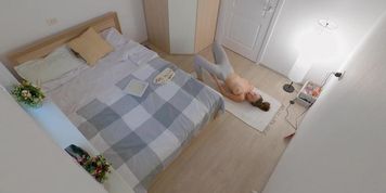 Hidden Camera In The Bedroom Of My Step Sis Day #2 (DeLuXeGirL)