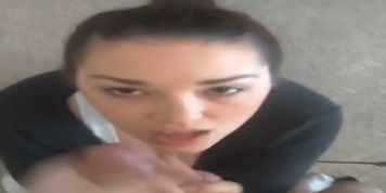Just a facial - Shy Lynn nervous about massive facial plays with cum after