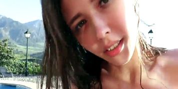 Glam Girl Takes Off Clothes - Mila Azul