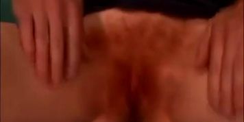 Extreme hairy redhead pussy hot (Annie Body)