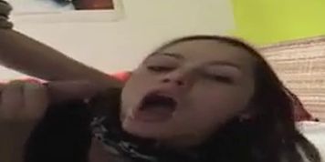 Blowjob with facials and smoking at the end