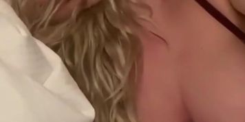 Elegant Blonde in Intimate Bedroom Encounter (Alix Lynx, Johnny Sins, Real Couple)