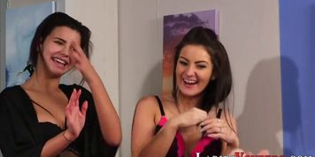 Hot Teenage Mistresses Watch Loser