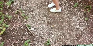 Cock Loving Petite Teen Banged Hard Inside The Woods In Pov