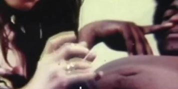 neat retro threesome fucking