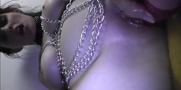 My hot kinky girl play vibrator in her wet horny pussy