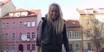 BITCH STOP - Athletic blonde get fucked in the park