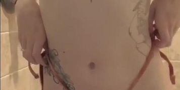 Shower Strip Tease