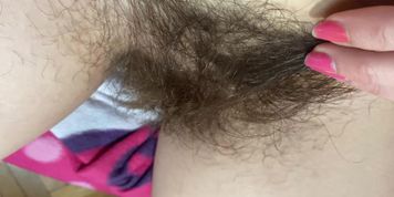 extreme close up scenes on my hairy pussy big bush fetish video 4k HD