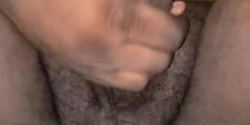 Black Chub Jerks Off 