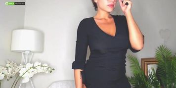 Solo girl dancing slowly