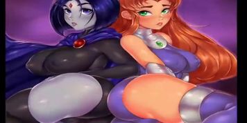 Raven y starfire slideshow