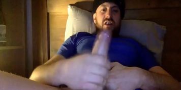 Horny straight Aussie big uncut cock big cum load