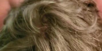 Tinder slut getting facefucked in motel room