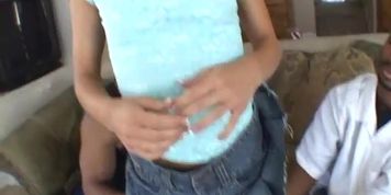 Beautiful girls eating huge loads of jizz