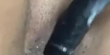 Fucking my tight wet pussy til I cum and lick it up