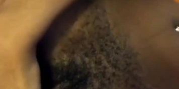 18Yo Slut Ebony Teasing  Screw A Bottle  And Go To Shower