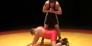 Beefy Guy Gets Boner Wrestling