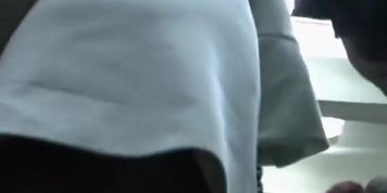 Sinless playgirl flashes up petticoat of a coat