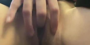 Shaved and wet at work - self recording UK girl masturbates at work