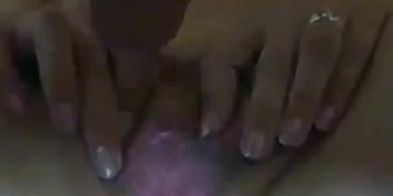 mom spread her pussy and get a hard cock