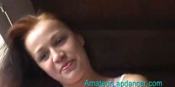AMATEUR LAPDANCER - Super cute Emma lapdance
