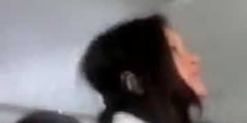 Flash Teen on Bus
