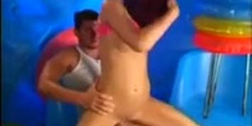 hard dick in the ass of teenager in heat