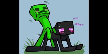 Minecraft Enderman x Creeper Photos