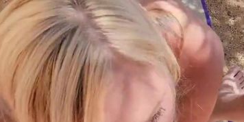 Scarlett J's First Outdoor POV Blowjob. (Cory Chase, Sweetie_Fox)