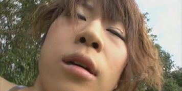 SHIOFUKY - Great job by the pool by Asuka Ishihara: feet and boobs fucking
