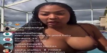 Sasha stallion has ig nip slip