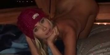 Sara in cabin