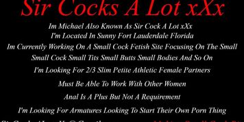 Sir Cocks A Lot xXx Male Porn Star Casting Hiring Jobs Female Fort Lauderdale Miami South Florida