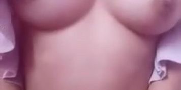busty tiny asian teen bouncing boobs and moaning for daddy
