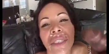 Naughty Devin Deray Slobbers On An Black Shlong