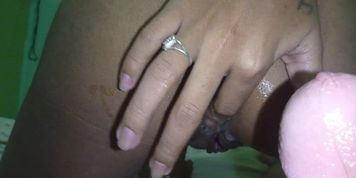 Cebu Filipina Lbfm Fingers Her Tight Asshole With Lube