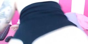 Sophie plays with her ass and pussy