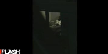 Window Flash Teen Neighbor Blind Reaction
