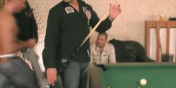 Bukakke sexgames reward for skanky european bitch