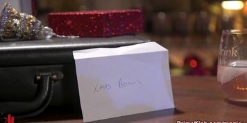 MILF boss tied and anal fucked on Xmas Eve