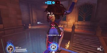 D.Va steps on and humiliates enemy team 1v10 (Overwatch Workshop Giantess) (Gina Carano)
