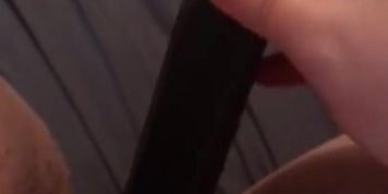 Desperate slut tv remote Insertion masturbation 