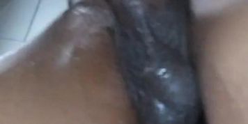 My juicy pussy wett and getting fucked in the shower, and awesome cum shot!!! (Fatpussy)