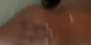 He Shoots His Load On Her Boobs After A Blowjob (Cumshot)