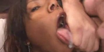 Black MILF with the Cum Hunters