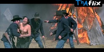 Aurora Clavel Breasts,  Bush Scene  in Soldier Blue