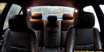 Police male anus fingers blond ho in car